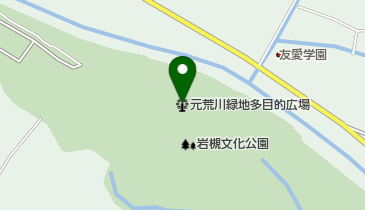 岩槻文化公園元荒川緑地多目的広場の地図画像