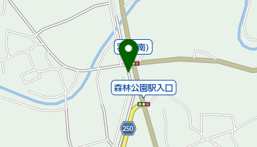 森林公園緑道サイクリングコースの地図画像