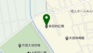 大宮体育館多目的広場の地図画像