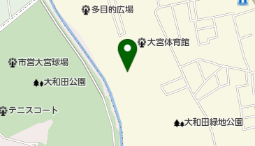 大宮体育館ゲートボール場の地図画像
