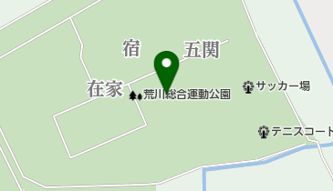 荒川総合運動公園野球場の地図画像