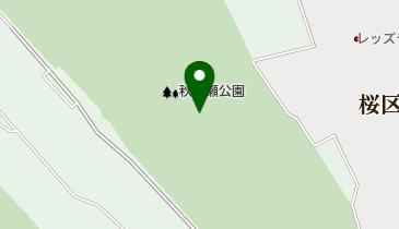 秋ヶ瀬公園野球場の地図画像