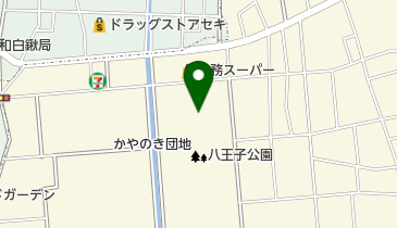 八王子公園野球場の地図画像