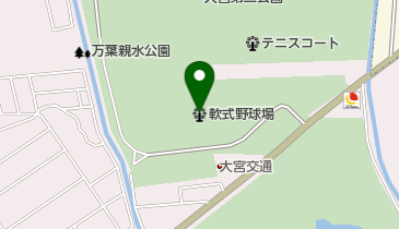 大宮第二公園軟式野球場の地図画像