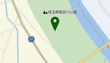 アズコム桃太郎便吉川公園野球場の地図画像