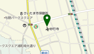 与野の大カヤの地図画像