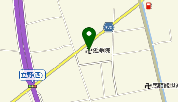 延命院の地図画像