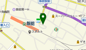 飯能祭りの地図画像