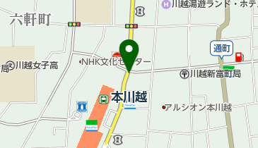 川越まつりの地図画像