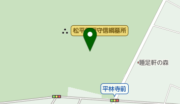 平林寺半僧坊大祭の地図画像