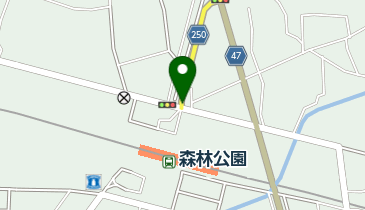 森林公園緑道の地図画像