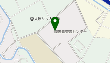 埼玉県障害者交流センターの地図画像
