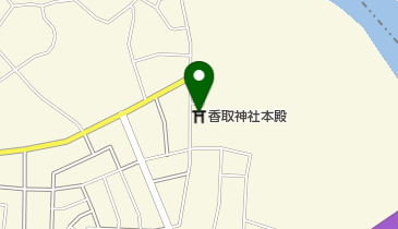 香取神社本殿の地図画像