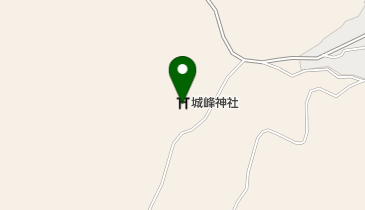 城峯神社の地図画像