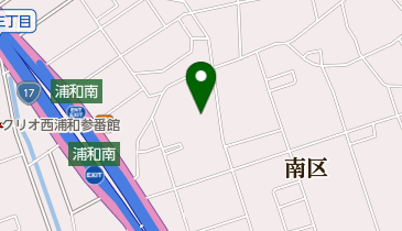 内谷氷川神社の地図画像