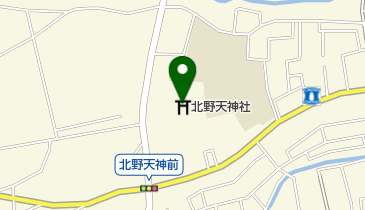 北野天神社の地図画像