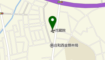 花蔵院の四脚門の地図画像