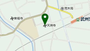 天洲寺の地図画像