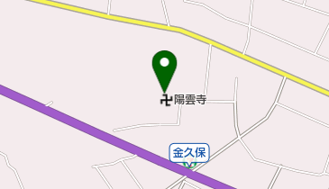 陽雲寺の地図画像