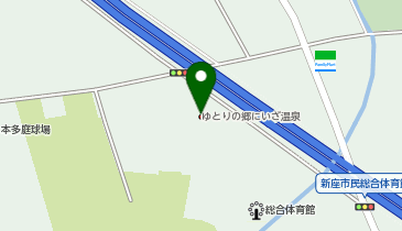 ゆとりの郷にいざ温泉の地図画像