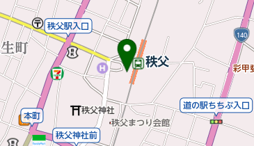 秩父地域地場産業振興センターの地図画像