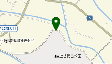 鴻巣市上谷総合公園の地図画像