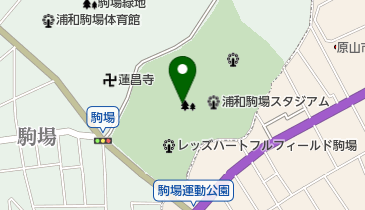 駒場運動公園の地図画像