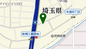 緑地第4号新郷工業団地緩衝緑地の地図画像