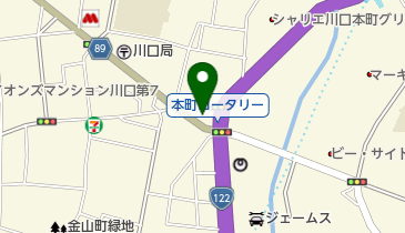 本町2丁目緑地の地図画像