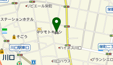 緑地第2号栄町サン緑地の地図画像