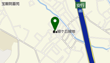 緑ケ丘緑地の地図画像