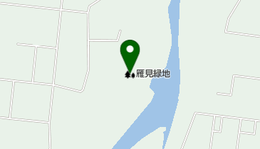 雁見緑地の地図画像