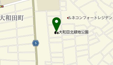 大和田北緑地公園の地図画像