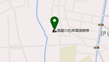 高麗川右岸環境側帯の地図画像