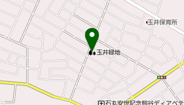玉井緑地の地図画像