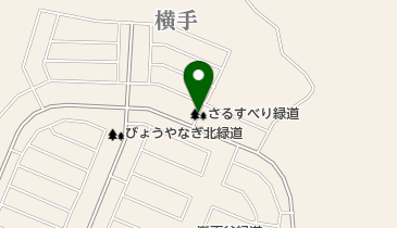 さるすべり緑道の地図画像