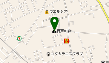 貝戸の森の地図画像