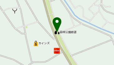 森林公園緑道の地図画像