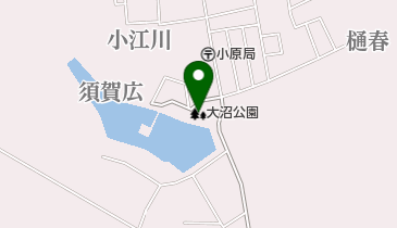 大沼公園の地図画像