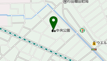 棚田中央公園の地図画像