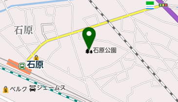 石原公園の地図画像