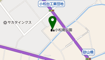 小松南公園の地図画像