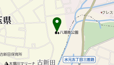 八潮南公園の地図画像