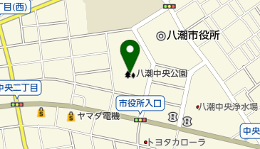 八潮中央公園の地図画像