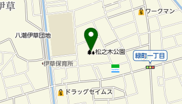 松之木公園の地図画像