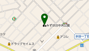 みずほ台中央公園の地図画像