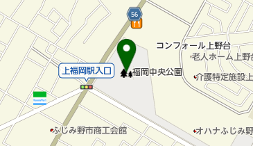 福岡中央公園の地図画像