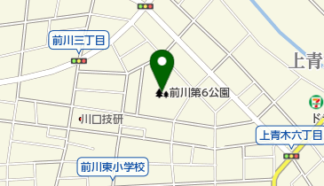 前川第6公園の地図画像