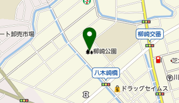 柳崎公園の地図画像