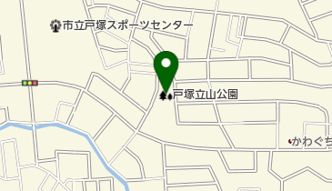 戸塚立山公園の地図画像